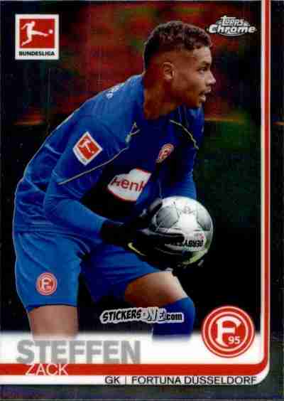 Figurina Zack Steffen - Bundesliga Chrome 2019-2020 n. 76 - Topps