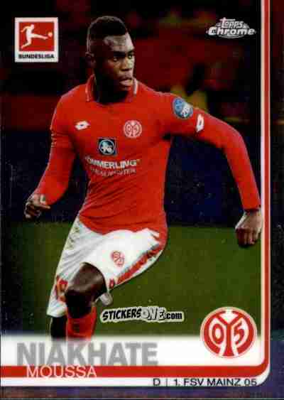 Cromo Moussa Niakhate - Bundesliga Chrome 2019-2020 n. 79 - Topps