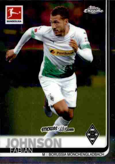 Cromo Fabian Johnson - Bundesliga Chrome 2019-2020 n. 81 - Topps