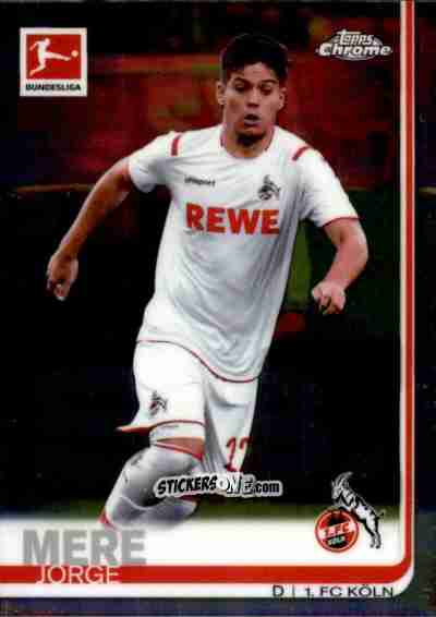 Sticker Jorge Meré - Bundesliga Chrome 2019-2020 n. 87 - Topps