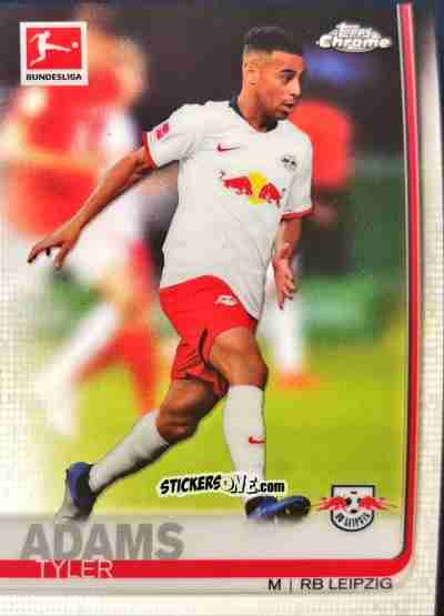 Figurina Tyler Adams - Bundesliga Chrome 2019-2020 n. 89 - Topps
