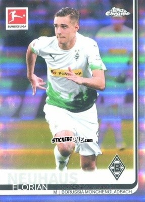Sticker Florian Neuhaus - Bundesliga Chrome 2019-2020 n. 4r - Topps