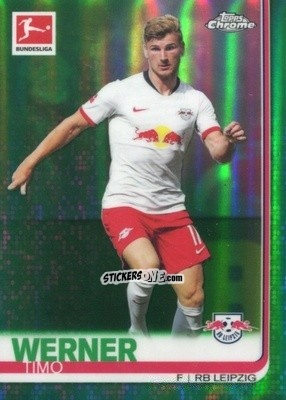 Sticker Timo Werner - Bundesliga Chrome 2019-2020 n. 90gr - Topps