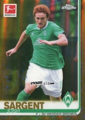 Sticker Josh Sargent - Bundesliga Chrome 2019-2020 n. 27g - Topps