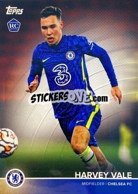 Sticker Harvey Vale - Chelsea FC 2021-2022 - Topps