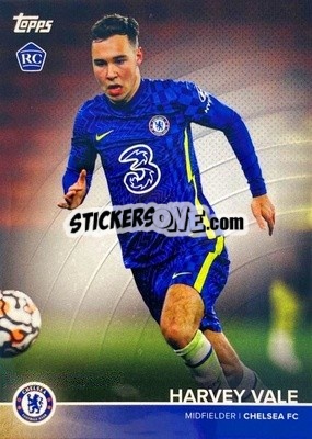 Sticker Harvey Vale - Chelsea FC 2021-2022 n. 16 - Topps