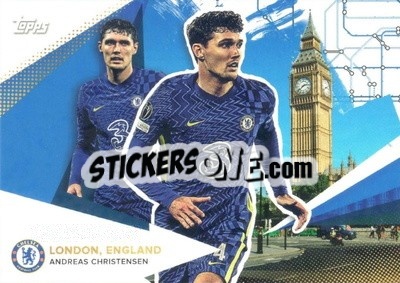 Sticker Andreas Christensen - Chelsea FC 2021-2022 n. 31 - Topps