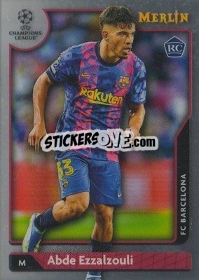 Sticker Abde Ezzalzouli - Chrome Uefa Club Competitions 2021-2022 n. 78 - Topps Merlin