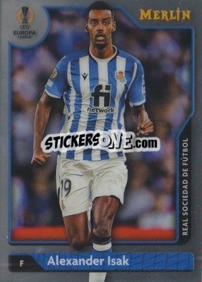 Sticker Alexander Isak - Chrome Uefa Club Competitions 2021-2022 n. 91 - Topps Merlin