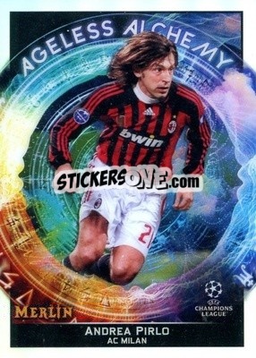Sticker Andrea Pirlo - Chrome Uefa Club Competitions 2021-2022 n. AA-20 - Topps Merlin