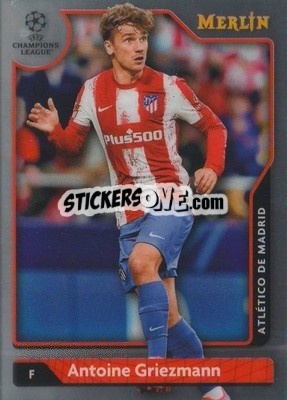 Sticker Antoine Griezmann - Chrome Uefa Club Competitions 2021-2022 n. 74 - Topps Merlin