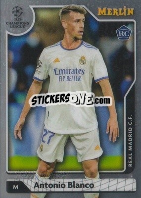 Sticker Antonio Blanco - Chrome Uefa Club Competitions 2021-2022 n. 77 - Topps Merlin