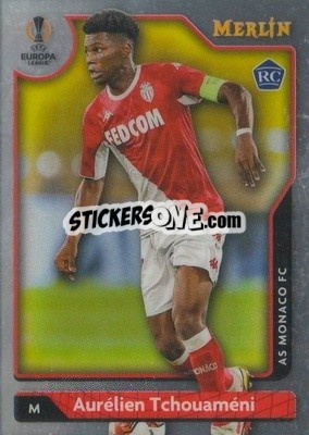 Sticker Aurélien Tchouaméni - Chrome Uefa Club Competitions 2021-2022 n. 17 - Topps Merlin
