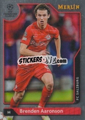 Sticker Brenden Aaronson - Uefa Chrome 2021-2022 - Topps Merlin