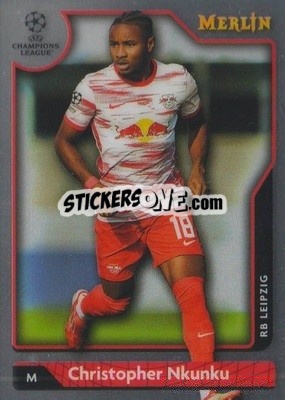 Sticker Christopher Nkunku - Chrome Uefa Club Competitions 2021-2022 n. 117 - Topps Merlin