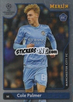Sticker Cole Palmer - Chrome Uefa Club Competitions 2021-2022 n. 76 - Topps Merlin