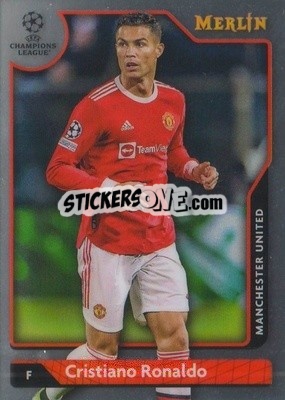 Sticker Cristiano Ronaldo - Chrome Uefa Club Competitions 2021-2022 n. 7 - Topps Merlin