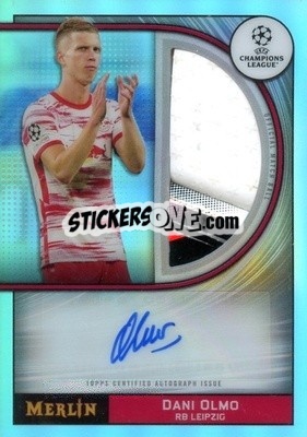 Sticker Dani Olmo - Chrome Uefa Club Competitions 2021-2022 n. MB-DO - Topps Merlin