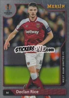 Sticker Declan Rice - Chrome Uefa Club Competitions 2021-2022 n. 51 - Topps Merlin