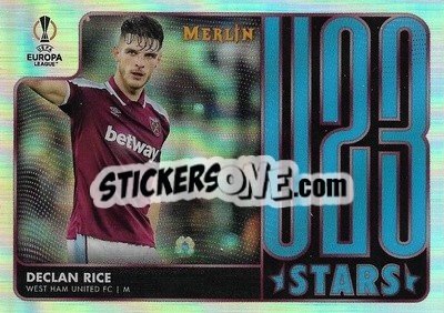 Sticker Declan Rice - Chrome Uefa Club Competitions 2021-2022 n. U23-20 - Topps Merlin
