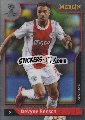 Figurina Devyne Rensch - Uefa Chrome 2021-2022 - Topps Merlin