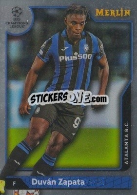 Sticker Duván Zapata - Chrome Uefa Club Competitions 2021-2022 n. 26 - Topps Merlin