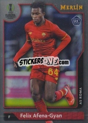 Sticker Felix Afena-Gyan - Chrome Uefa Club Competitions 2021-2022 n. 116 - Topps Merlin