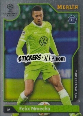 Sticker Felix Nmecha - Chrome Uefa Club Competitions 2021-2022 n. 146 - Topps Merlin