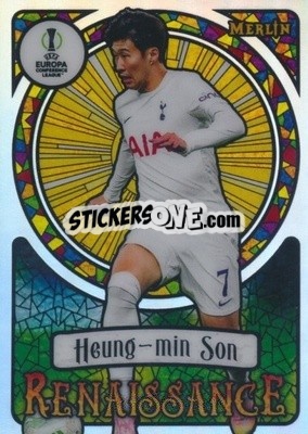 Sticker Heung-min Son - Chrome Uefa Club Competitions 2021-2022 n. R-10 - Topps Merlin