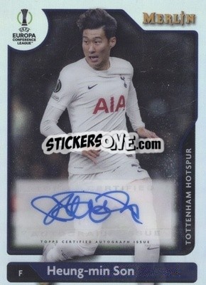 Sticker Heung-min Son - Chrome Uefa Club Competitions 2021-2022 n. A-HS - Topps Merlin