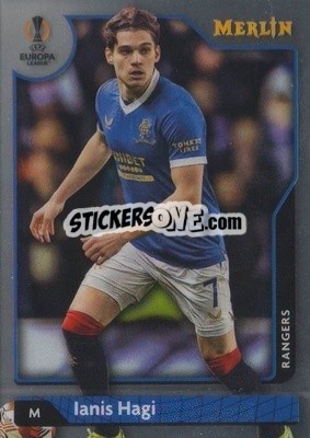 Sticker Ianis Hagi - Chrome Uefa Club Competitions 2021-2022 n. 65 - Topps Merlin