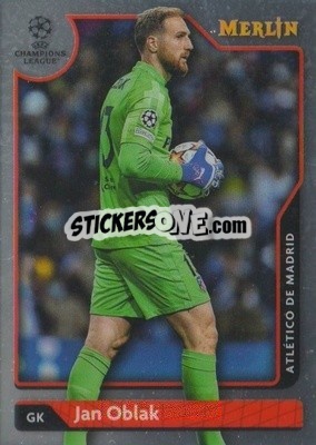 Figurina Jan Oblak - Uefa Chrome 2021-2022 - Topps Merlin