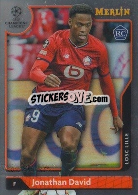Sticker Jonathan David - Chrome Uefa Club Competitions 2021-2022 n. 99 - Topps Merlin
