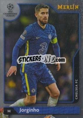 Sticker Jorginho - Chrome Uefa Club Competitions 2021-2022 n. 115 - Topps Merlin