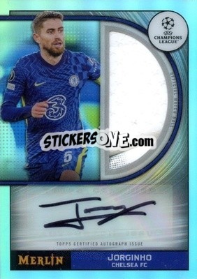 Sticker Jorginho - Chrome Uefa Club Competitions 2021-2022 n. MB-J - Topps Merlin