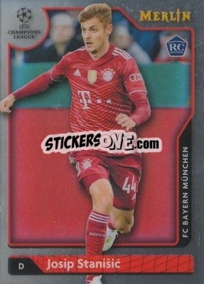 Sticker Josip Stanišić - Uefa Chrome 2021-2022 - Topps Merlin