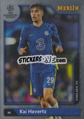 Sticker Kai Havertz - Chrome Uefa Club Competitions 2021-2022 n. 144 - Topps Merlin