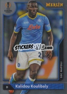 Sticker Kalidou Koulibaly - Chrome Uefa Club Competitions 2021-2022 n. 73 - Topps Merlin