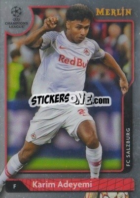 Sticker Karim Adeyemi - Chrome Uefa Club Competitions 2021-2022 n. 33 - Topps Merlin