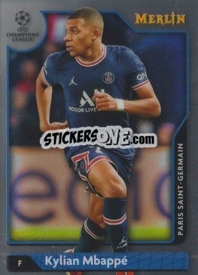 Figurina Kylian Mbappé - Uefa Chrome 2021-2022 - Topps Merlin