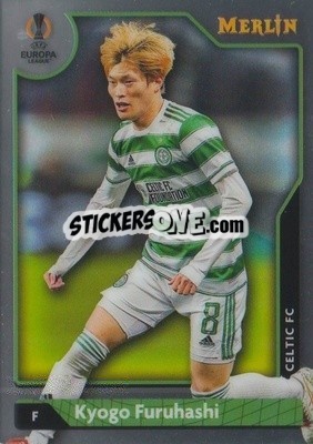 Sticker Kyogo Furuhashi - Chrome Uefa Club Competitions 2021-2022 n. 66 - Topps Merlin