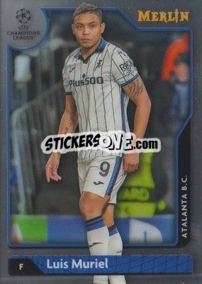 Sticker Luis Muriel - Chrome Uefa Club Competitions 2021-2022 n. 24 - Topps Merlin