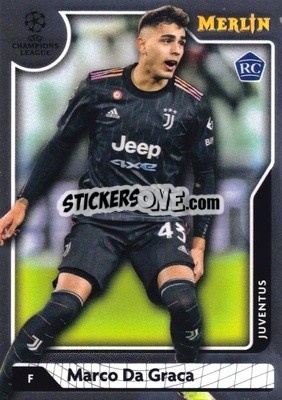 Sticker Marco Da Graca - Uefa Chrome 2021-2022 - Topps Merlin