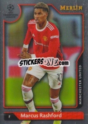 Sticker Marcus Rashford - Uefa Chrome 2021-2022 - Topps Merlin