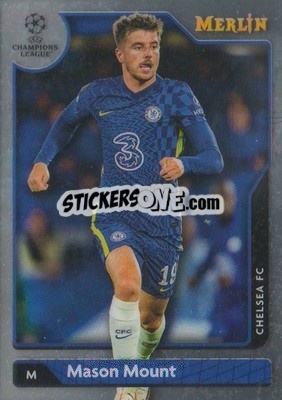 Sticker Mason Mount - Chrome Uefa Club Competitions 2021-2022 n. 67 - Topps Merlin