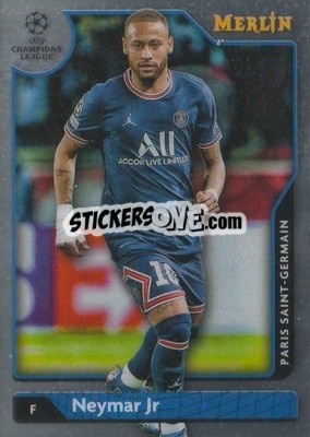 Sticker Neymar Jr - Chrome Uefa Club Competitions 2021-2022 n. 10 - Topps Merlin