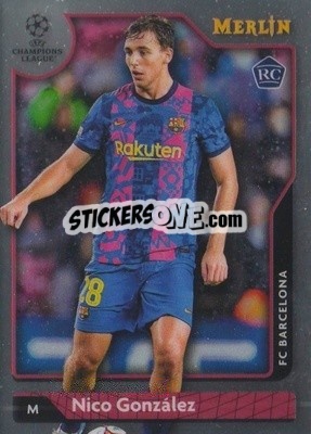 Sticker Nico González - Uefa Chrome 2021-2022 - Topps Merlin