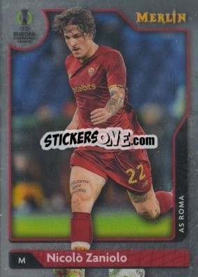 Sticker Nicolò Zaniolo - Chrome Uefa Club Competitions 2021-2022 n. 41 - Topps Merlin