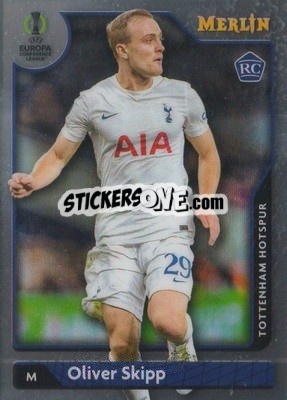Sticker Oliver Skipp - Chrome Uefa Club Competitions 2021-2022 n. 29 - Topps Merlin