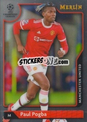 Sticker Paul Pogba - Chrome Uefa Club Competitions 2021-2022 n. 124 - Topps Merlin